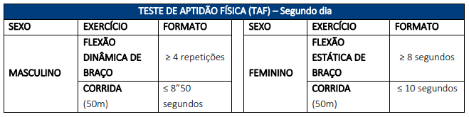 TAF Segundo Dia