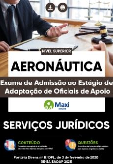 Apostila de Oficial da Aeronáutica - Serviços Jurídicos